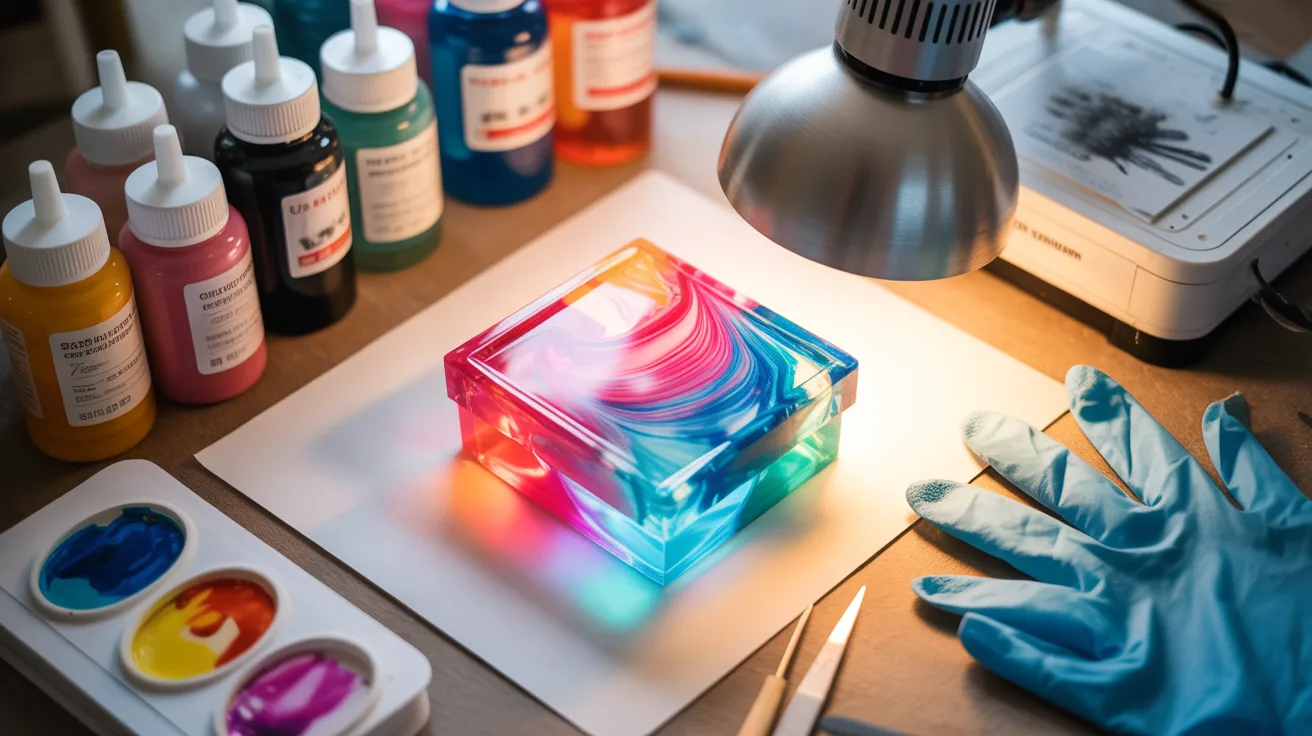 can you use alcohol ink in UV resin