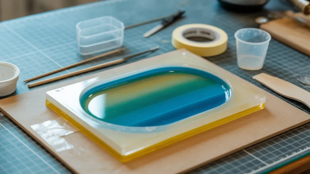 how to keep resin from leaking