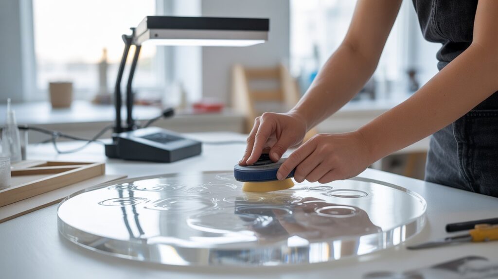 how to remove bubbles from resin after drying