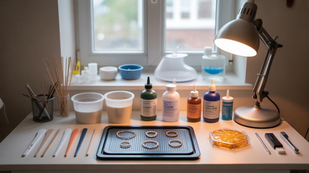 how to cure resin without uv light