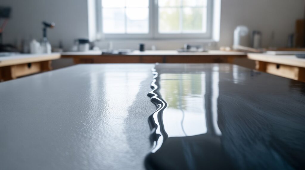 how to make resin shiny after sanding