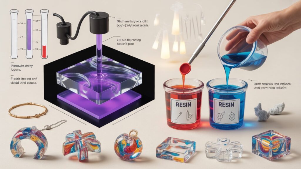 how long does resin take to cure without uv light