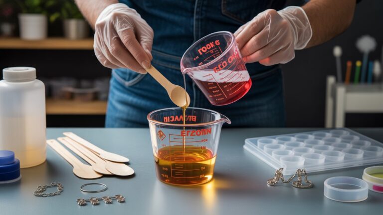 how to make resin mixture