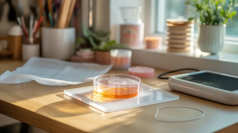 how to dry resin without UV light