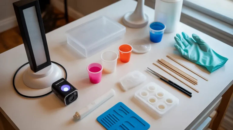 how to dry resin with uv light