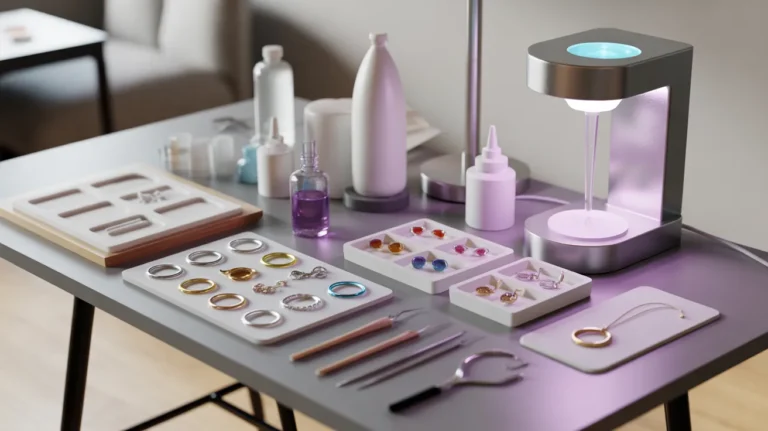 how to use uv lamp for resin jewelry